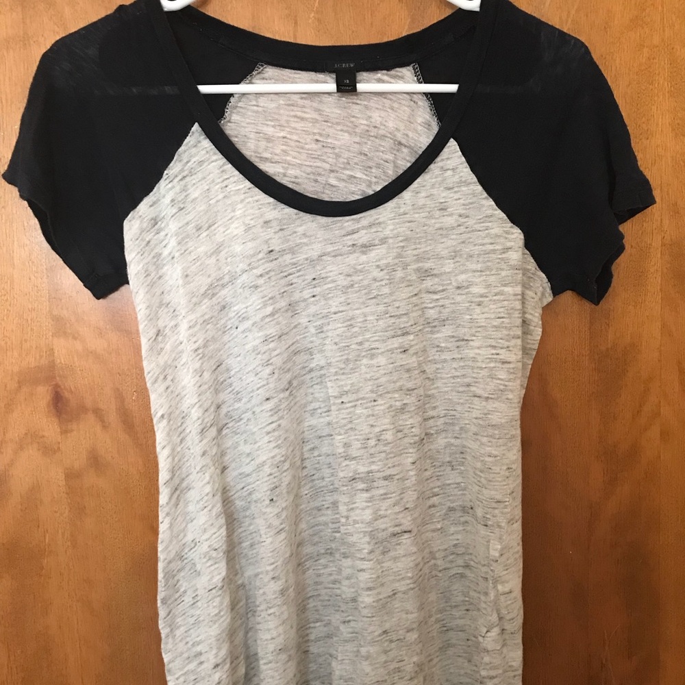 j crew baseball tee